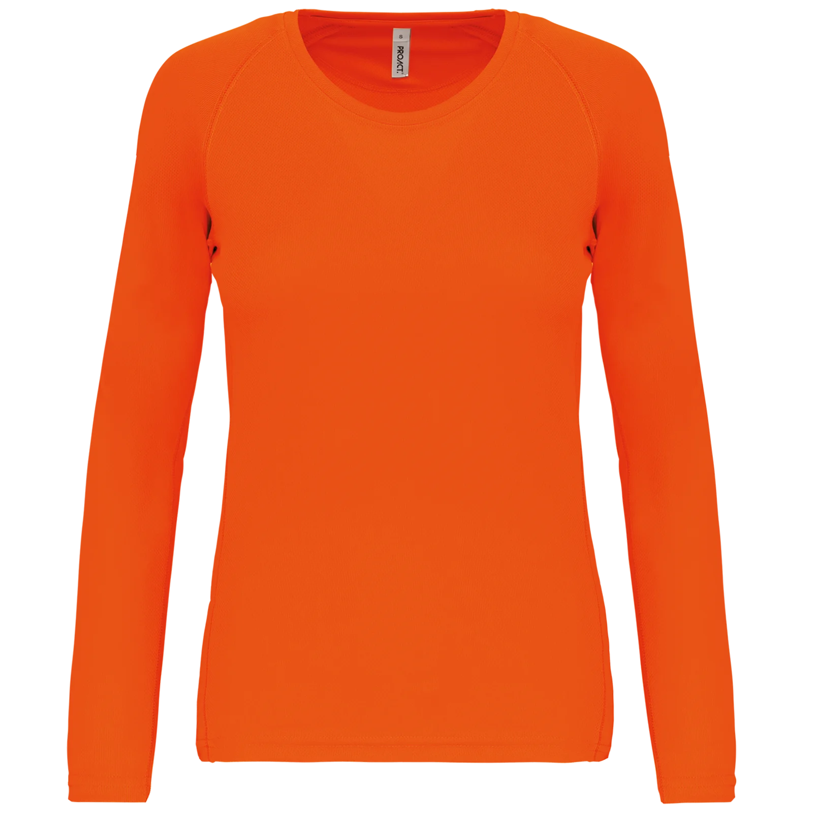 T-shirt de sport manches longues femme PA444 — Fluorescent Orange