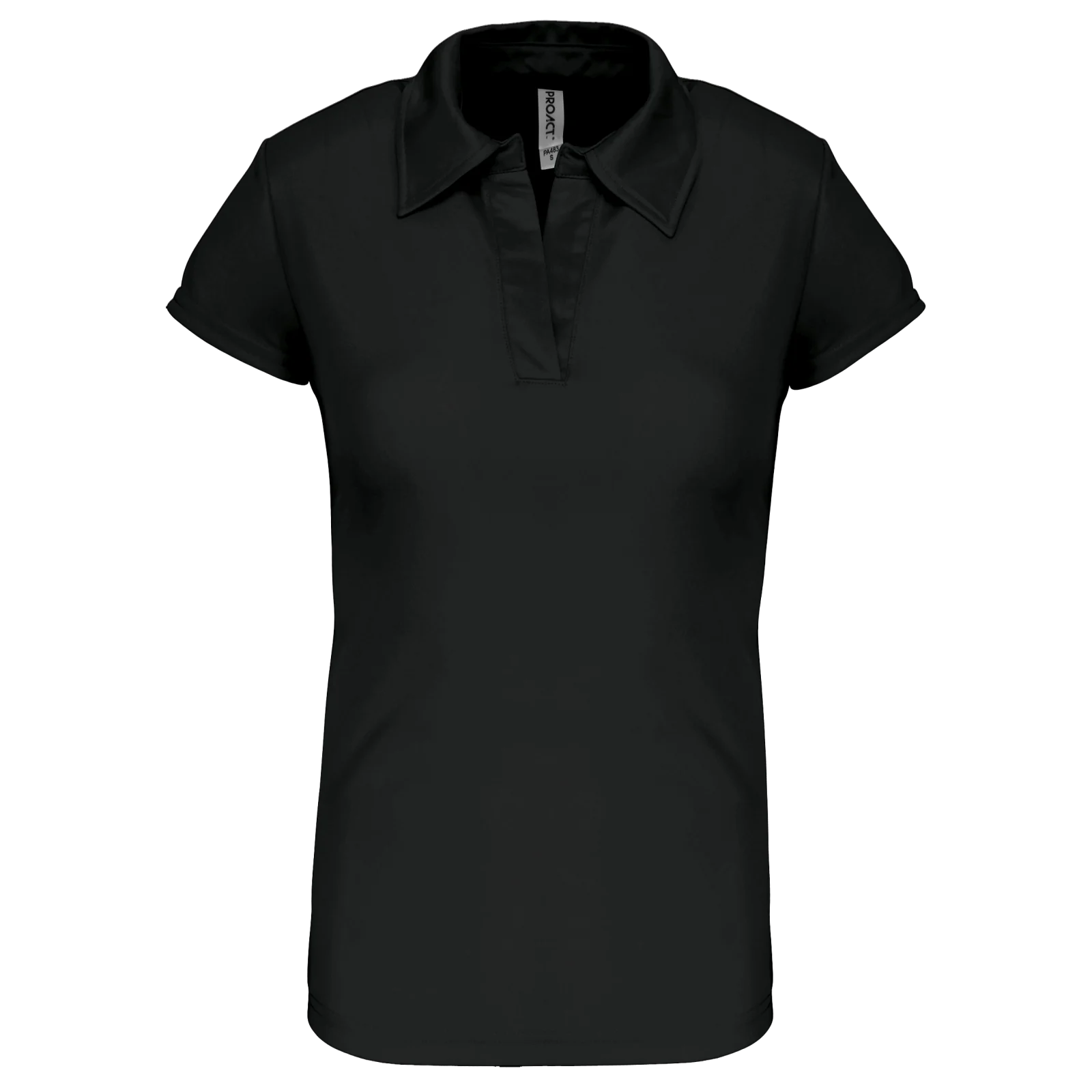 Polo sport manches courtes femme PA483 — Black