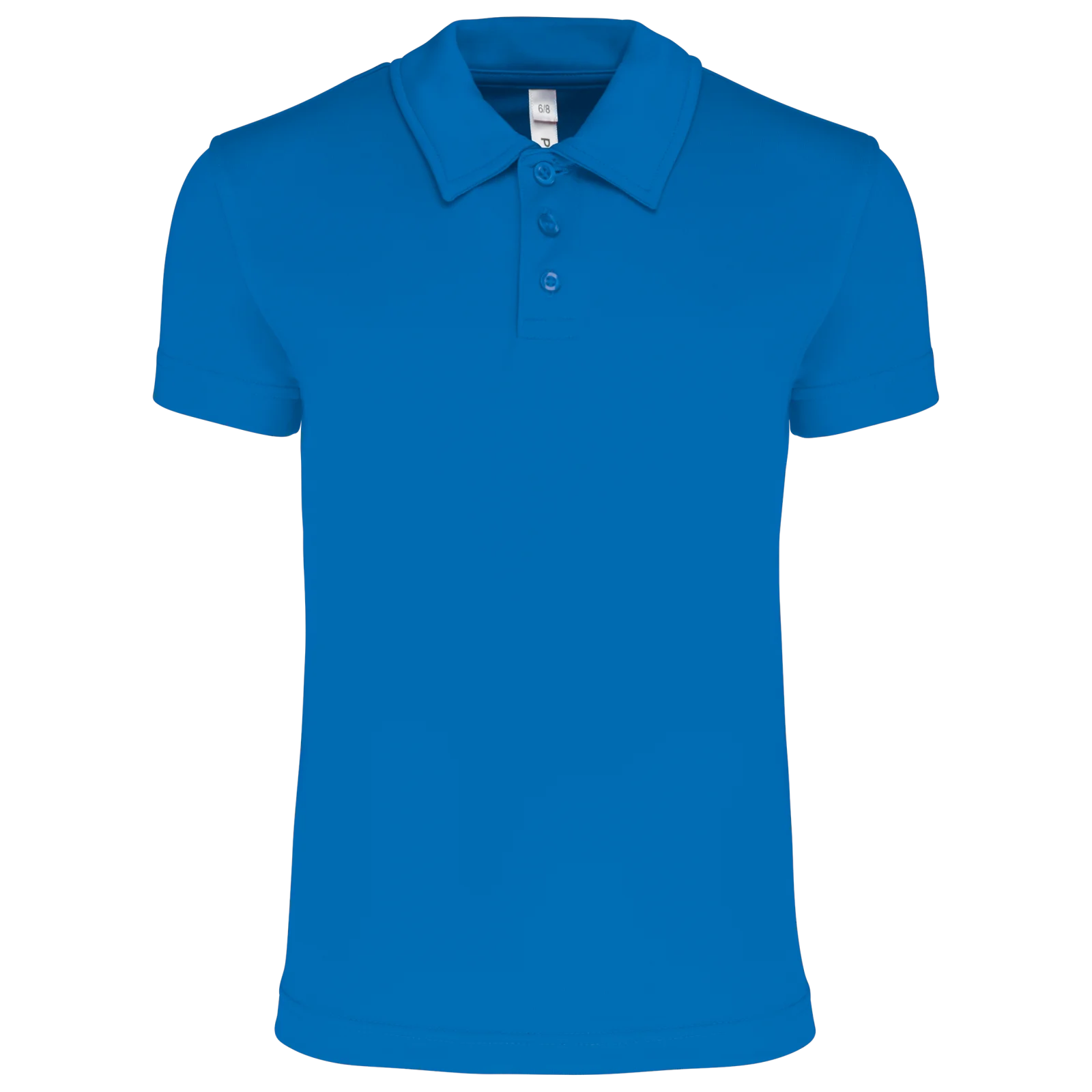 Polo sport manches courtes enfant PA484 — Aqua Blue