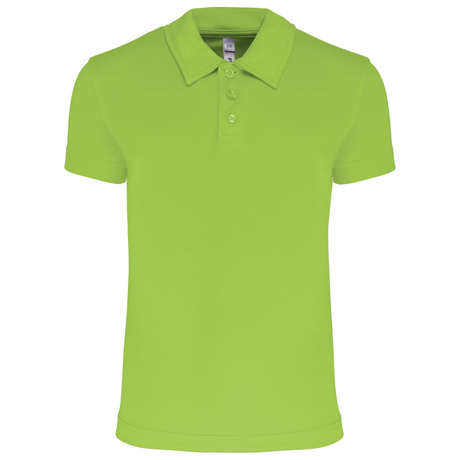 Polo sport manches courtes enfant PA484 — Lime