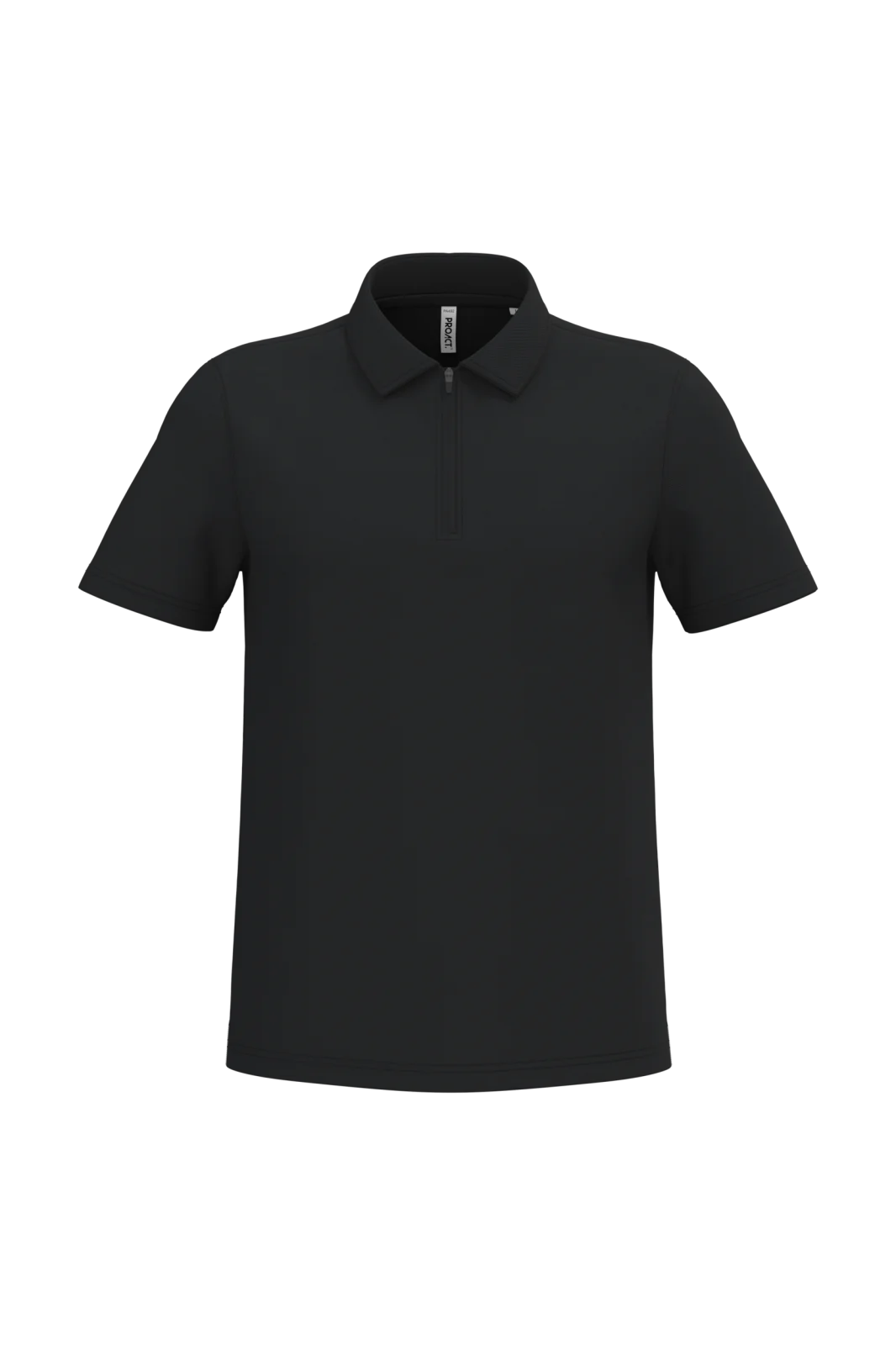 Polo de sport col 1/4 zip homme PA492 — Black