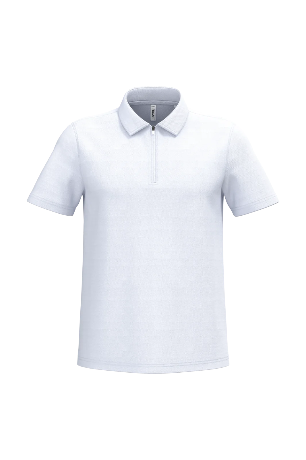 Polo de sport col 1/4 zip homme PA492 — White