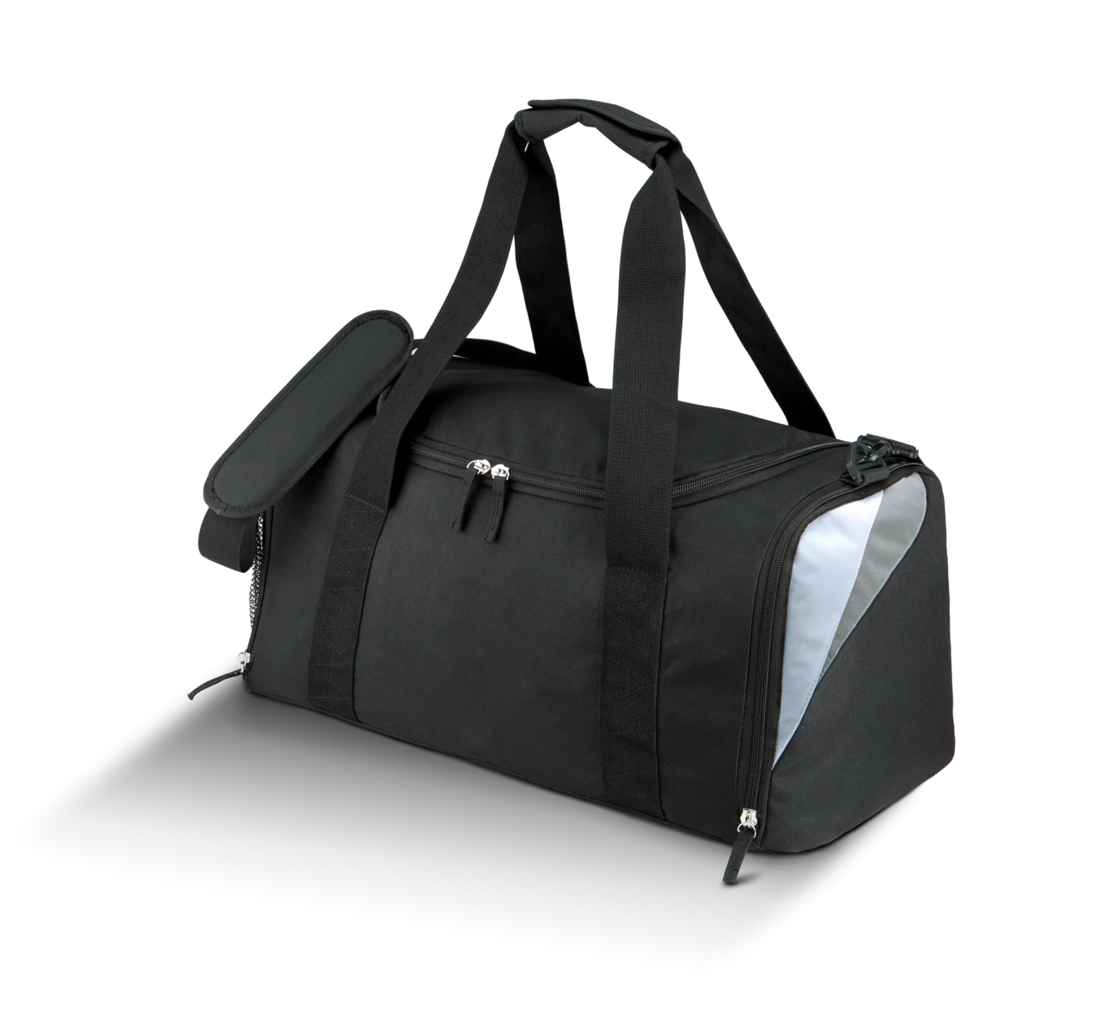 Sac de sport - 54 litres PA533 — Black / White / Light Grey
