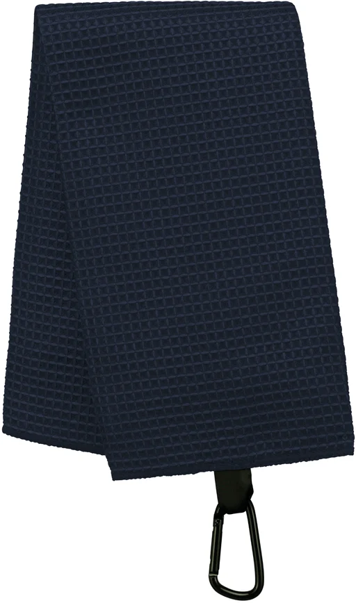 Serviette de golf nid d'abeille - 50 x 40 cm PA579 — Navy