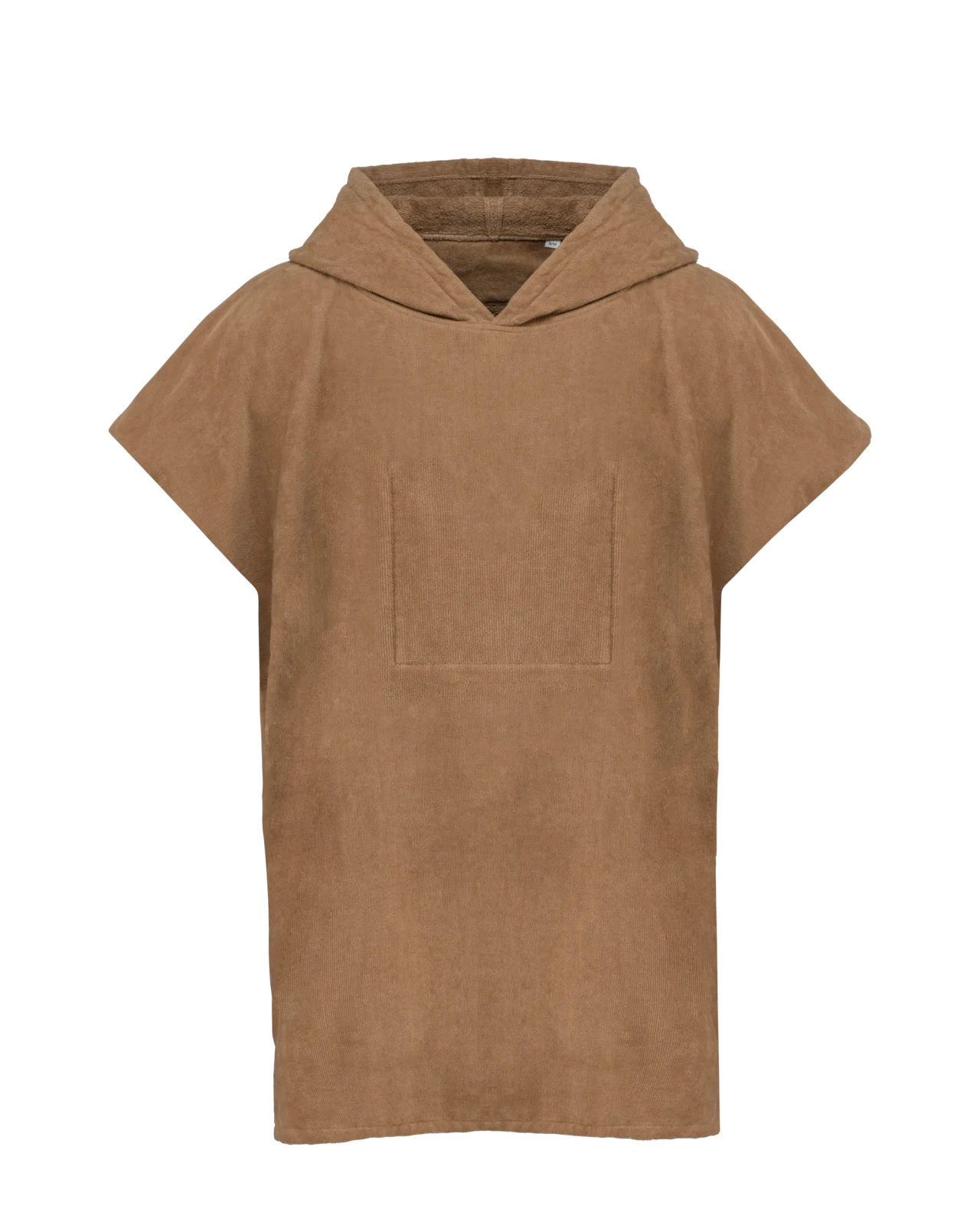 Poncho éponge à capuche enfant PA582 — Camel