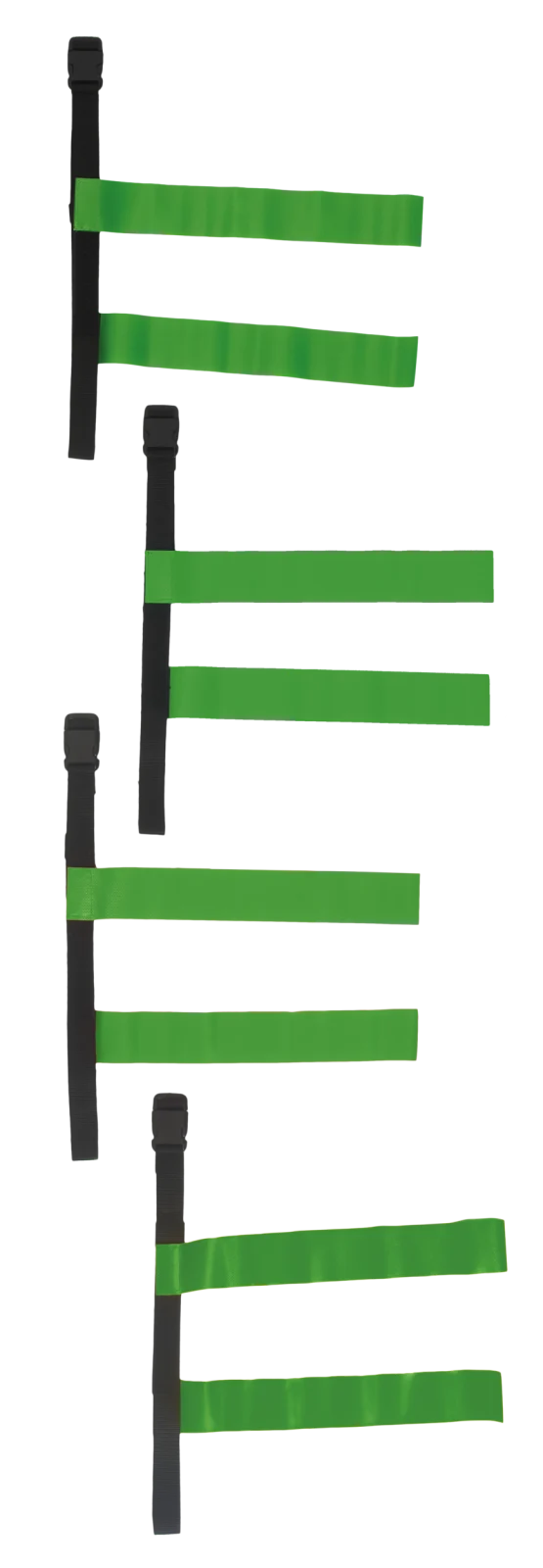 Tag belt PA666 — Black / Green