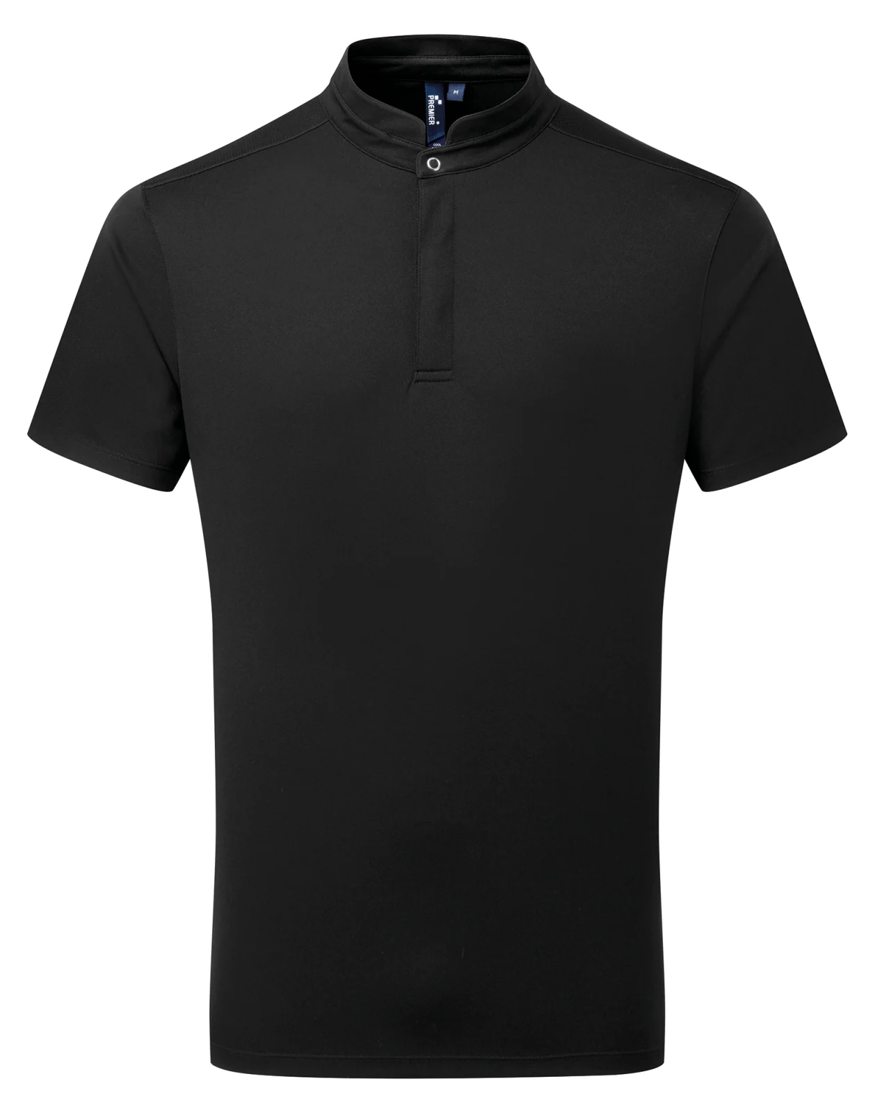 Polo de cuisinier Coolchecker Essential à manches courtes PR646 — Black