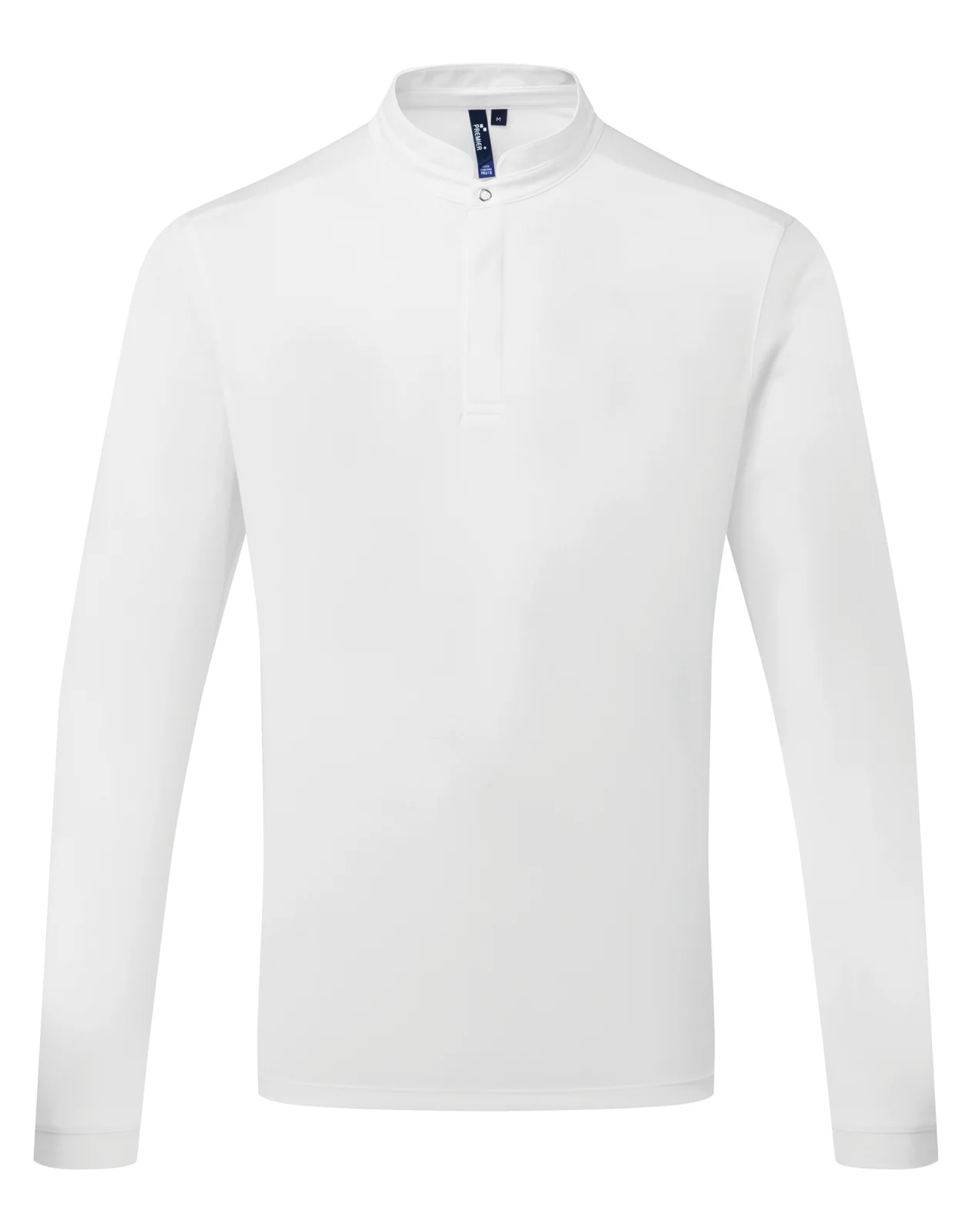 Polo de cuisinier Coolchecker Essential à manches longues PR647 — White