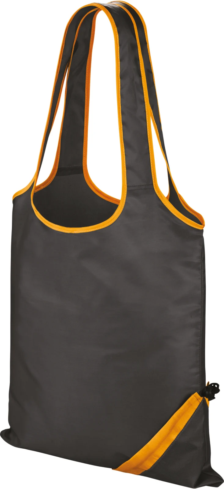 Sac shopping "compact" R002X — Black / Orange