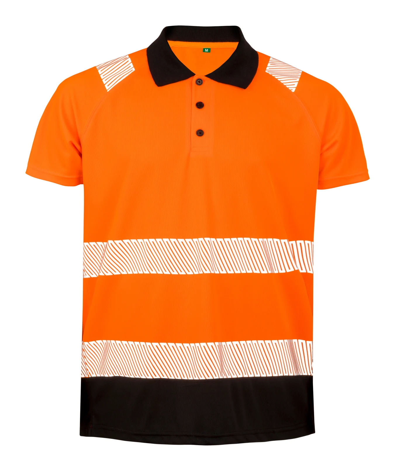 Polo de sécurité recyclé R501X — Orange / Black