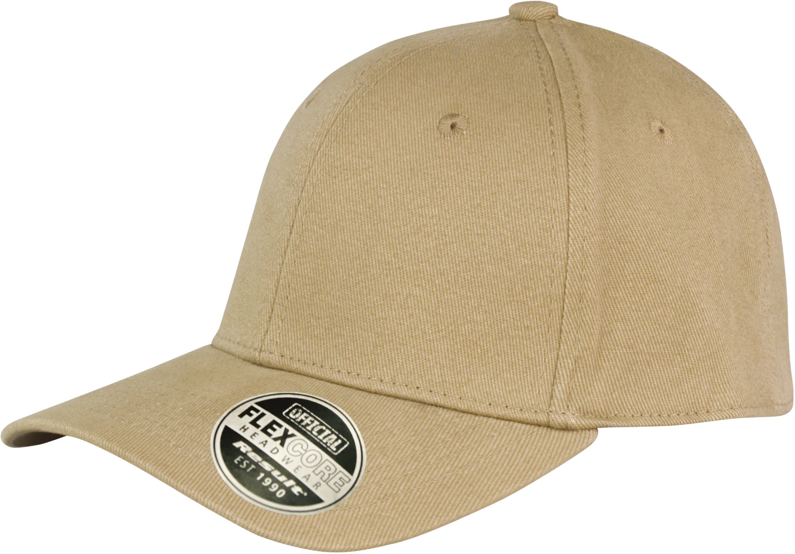Casquette Kansas flex - 6 panneaux RC085X — Khaki Beige