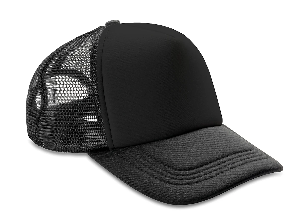 Casquette trucker DETROIT RC089X — BLACK / BLACK