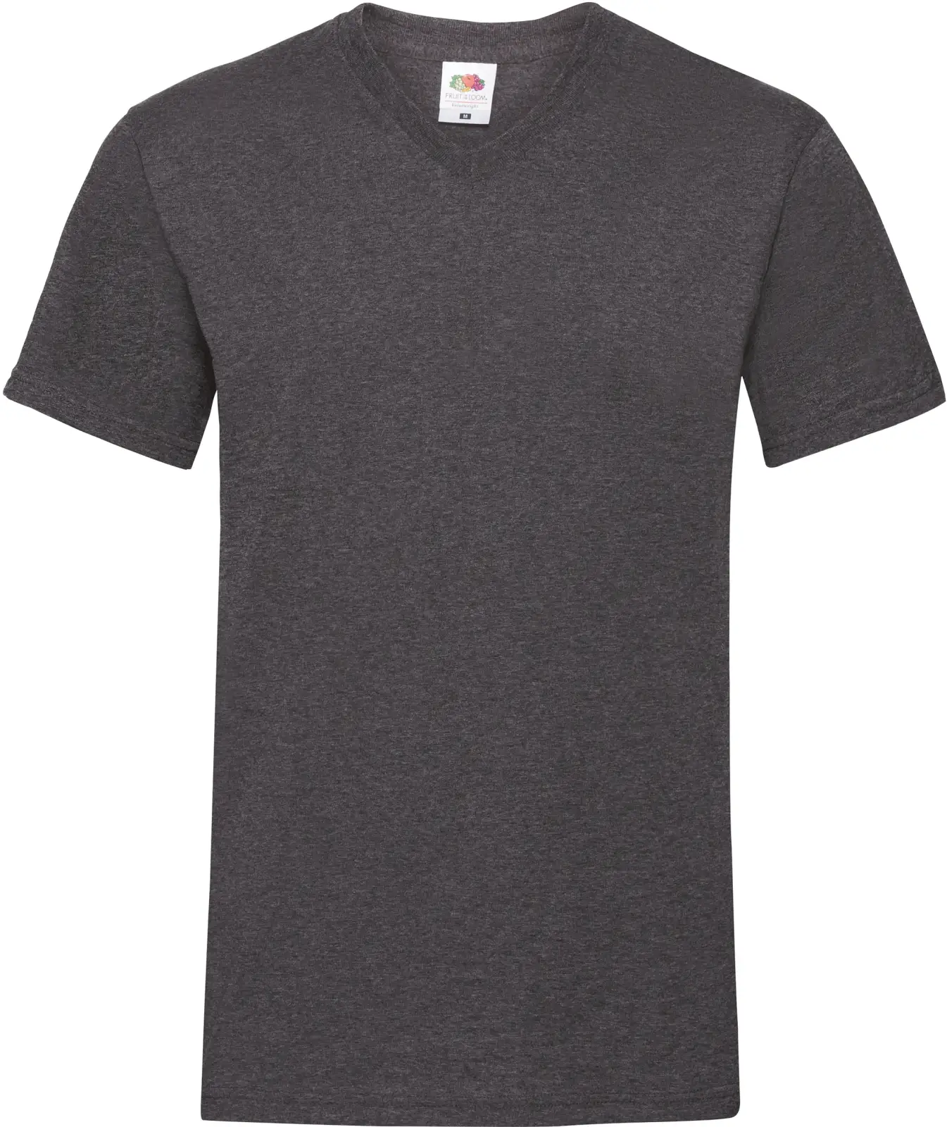 T-shirt homme col v Valueweight (61-066-0) SC22V — Dark Heather Grey