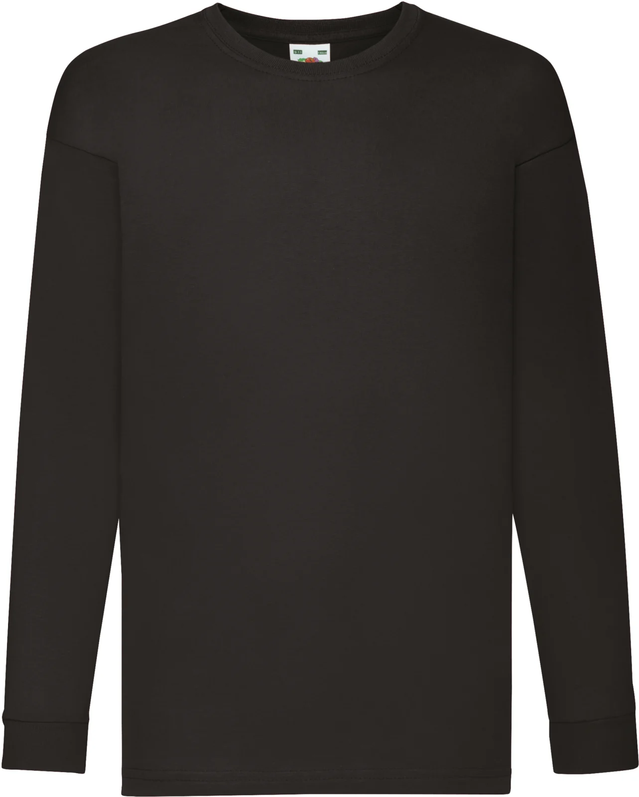 T-shirt enfant manches longues Valueweight (61-007-0) SC61007 — Black