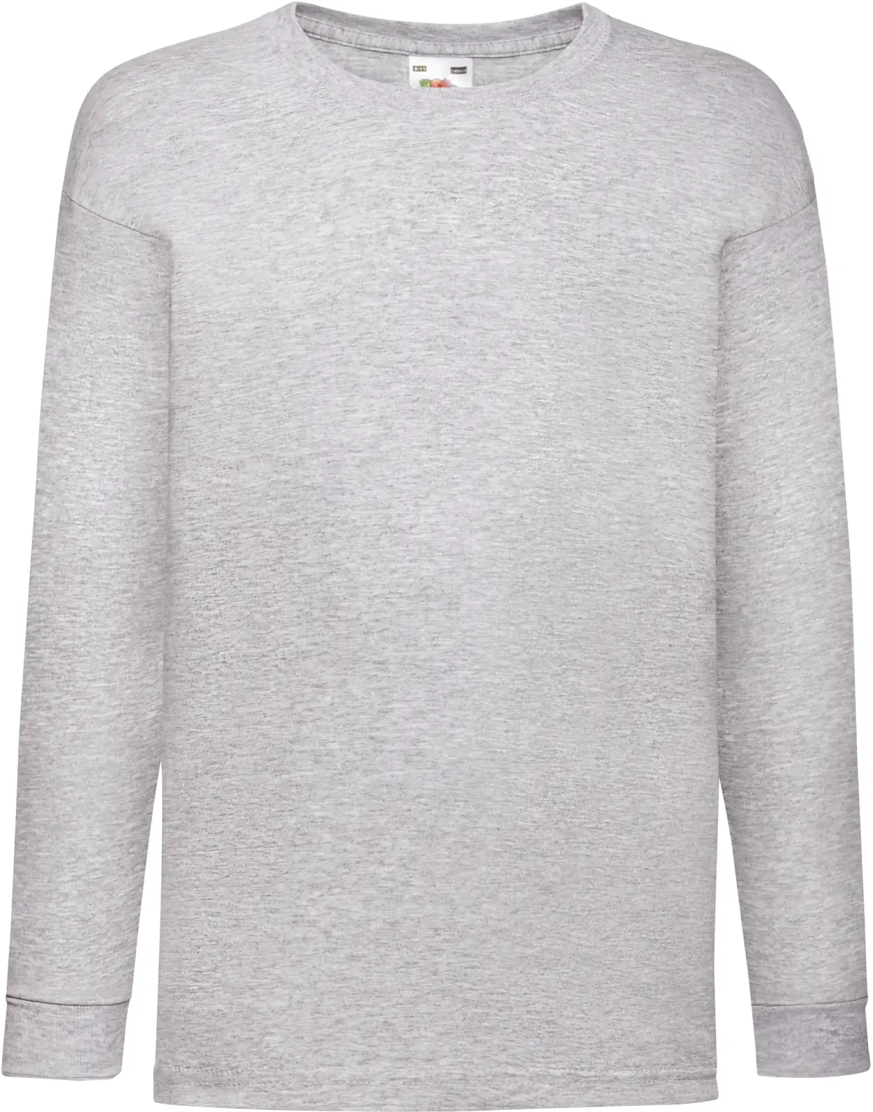 T-shirt enfant manches longues Valueweight (61-007-0) SC61007 — Heather Grey