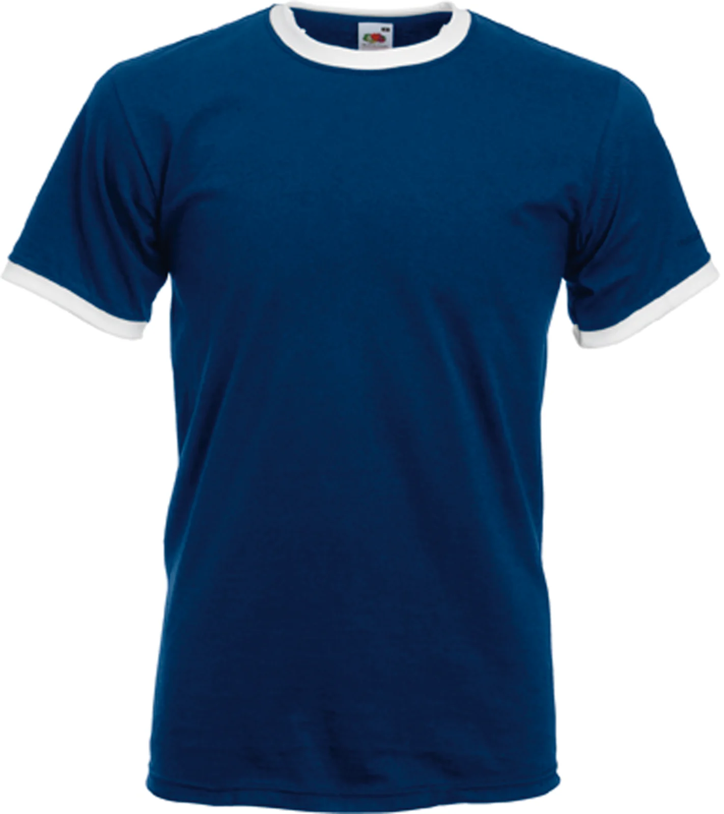 T-shirt Ringer Valueweight SC61168 — Navy / White