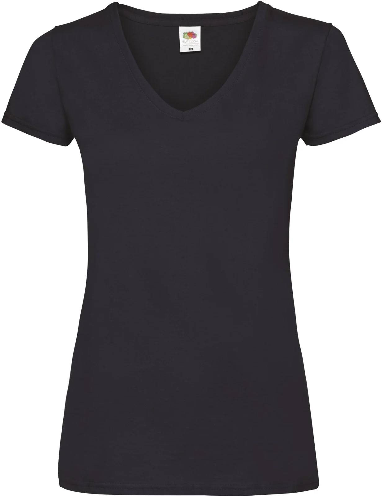 T-shirt femme col v Valueweight (61-398-0) SC61398 — Deep Navy