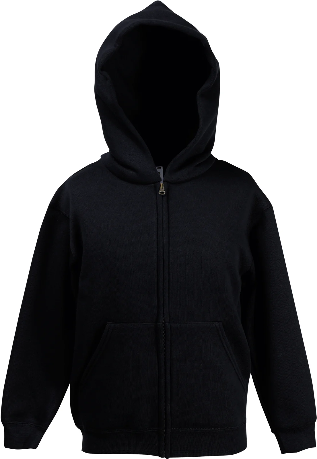 Sweat-shirt enfant zippé capuche Classic (62-045-0) SC62045 — Black