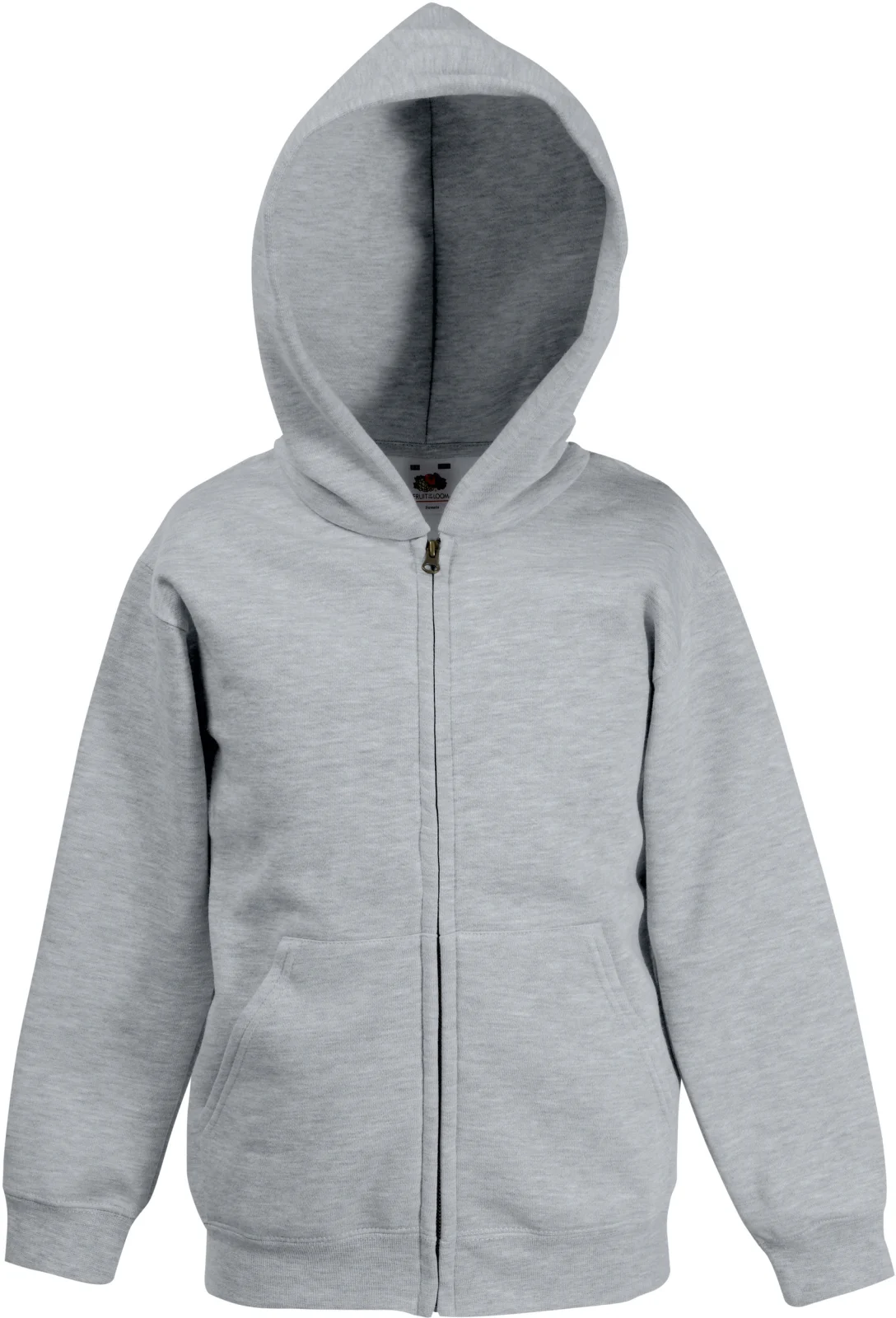 Sweat-shirt enfant zippé capuche Classic (62-045-0) SC62045 — Heather Grey