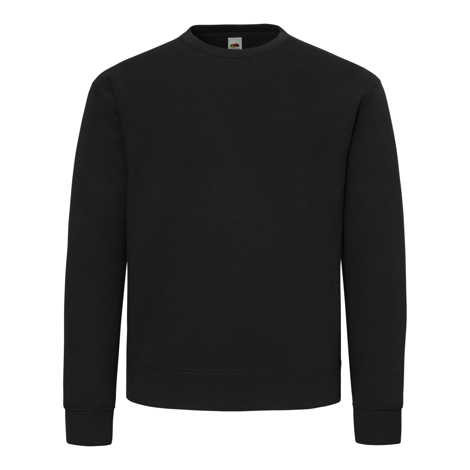 Sweat col rond coton Homme SC62276 — Black