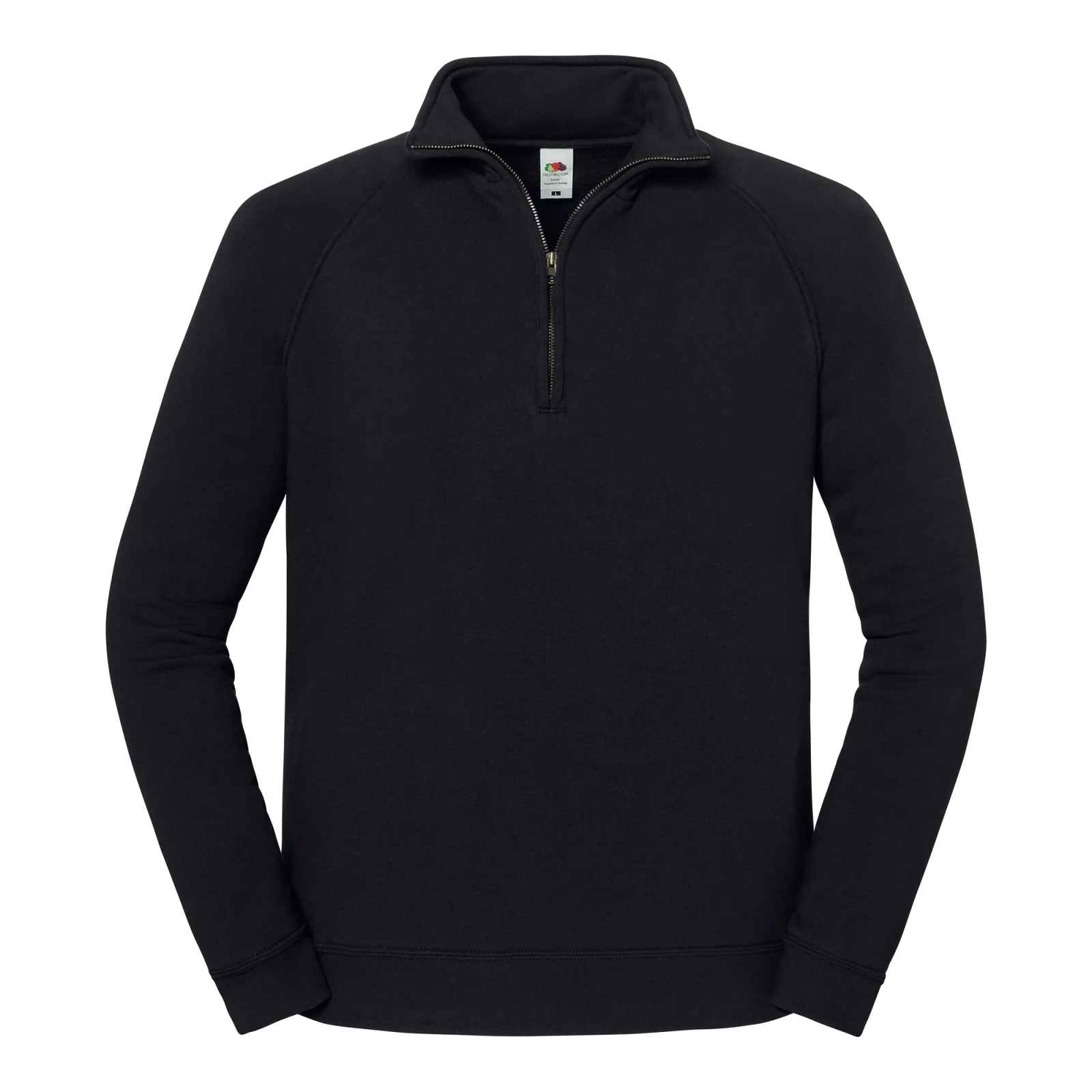 Sweat-shirt homme Iconic premium à col zippé SC62288 — Black