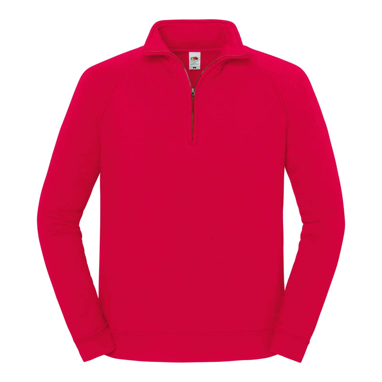 Sweat-shirt homme Iconic premium à col zippé SC62288 — Red