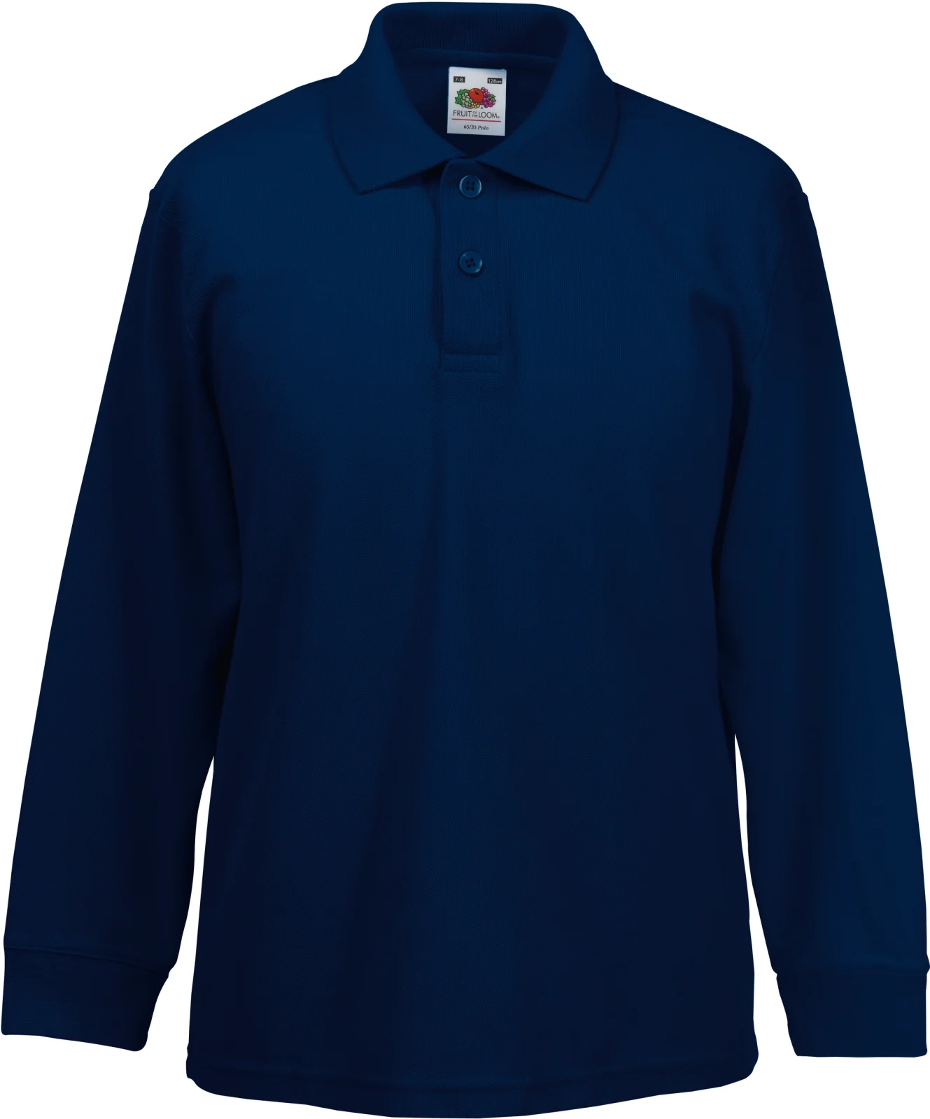 Polo enfant 65/35 manches longues SC63201 — Deep Navy