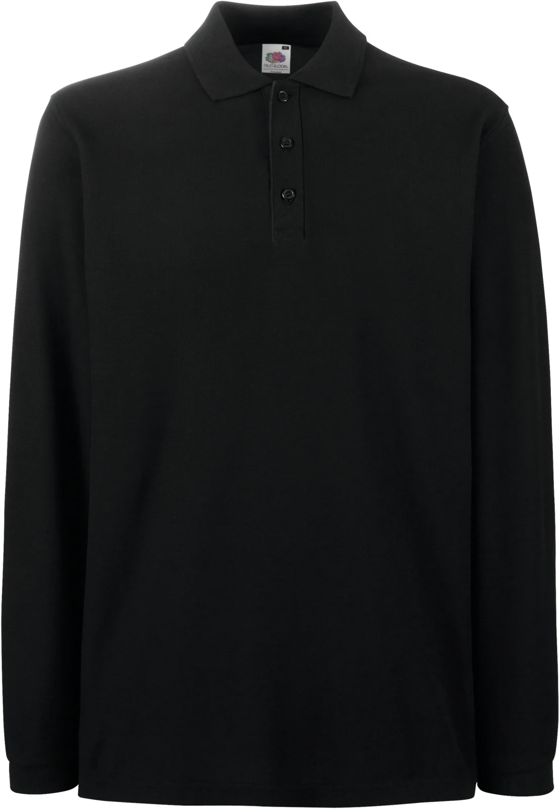Polo manches longues Premium (63-310-0) SC63310 — Black