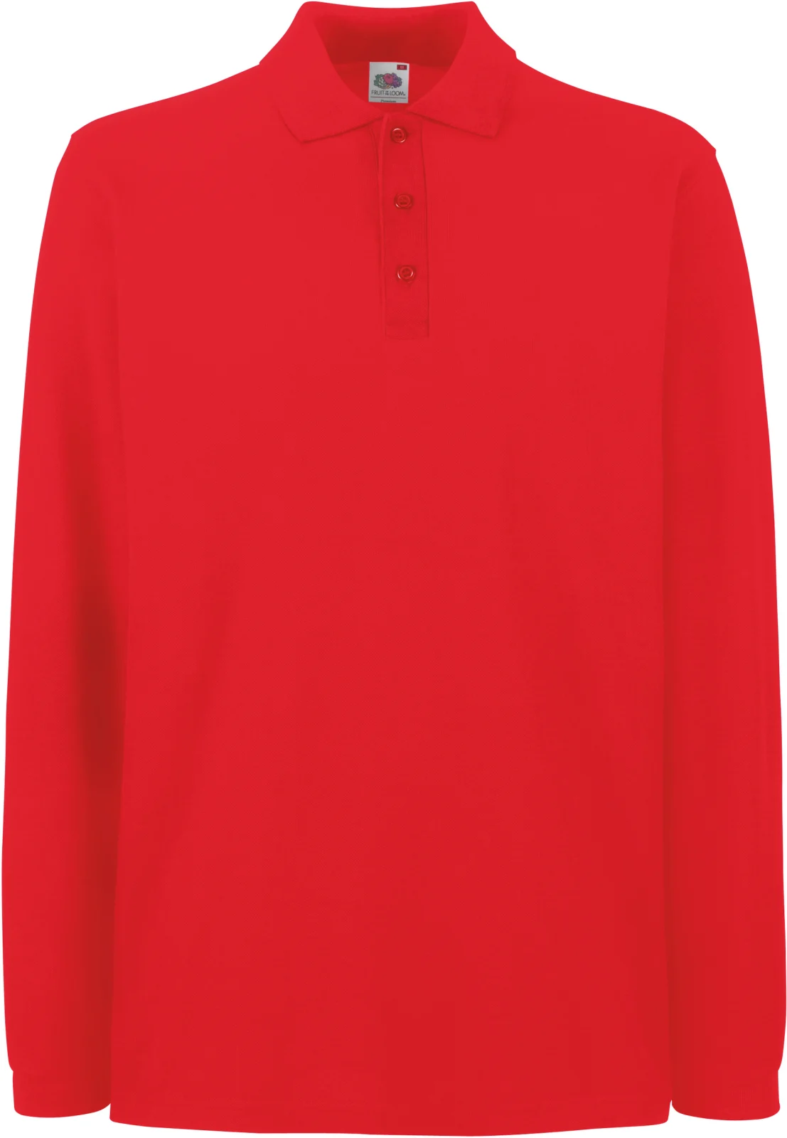 Polo manches longues Premium (63-310-0) SC63310 — Red