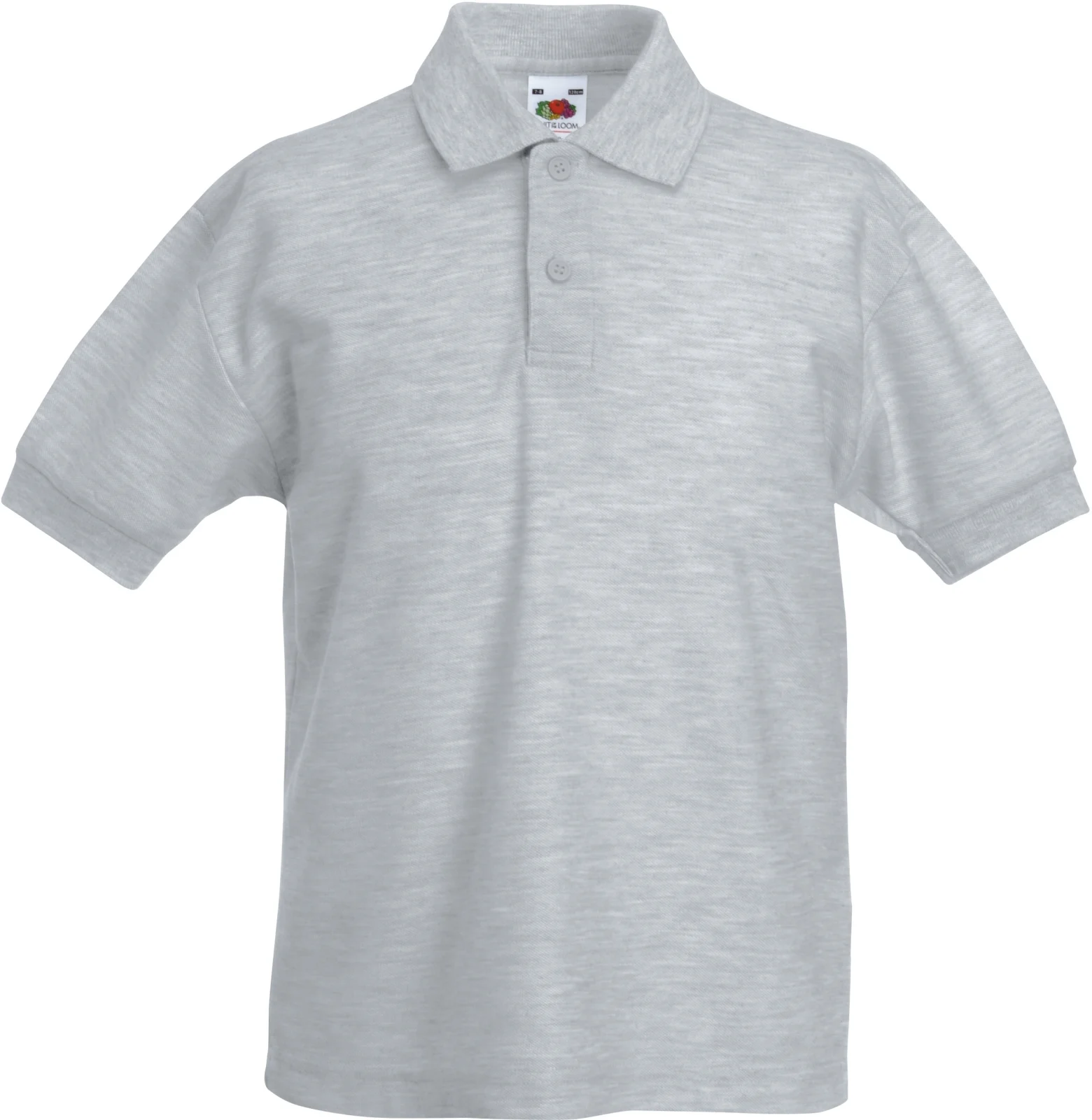 Polo enfant 65/35 SC63417 — Heather Grey