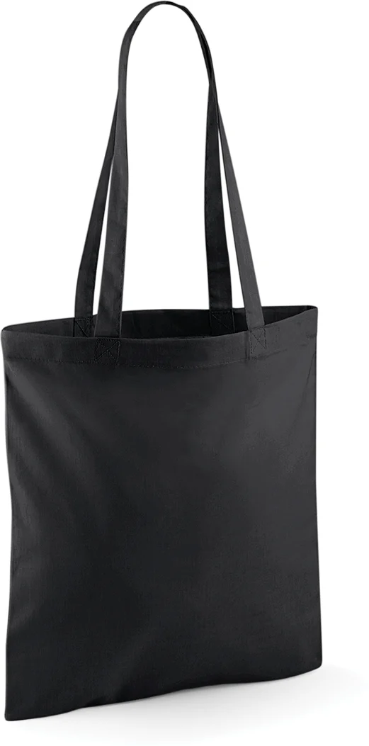 Sac shopping à anses longues W101 — Black