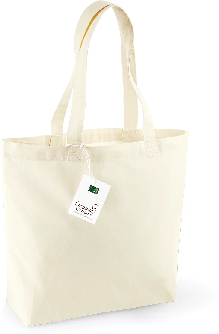 Sac coton bio shopping W180 — Natural