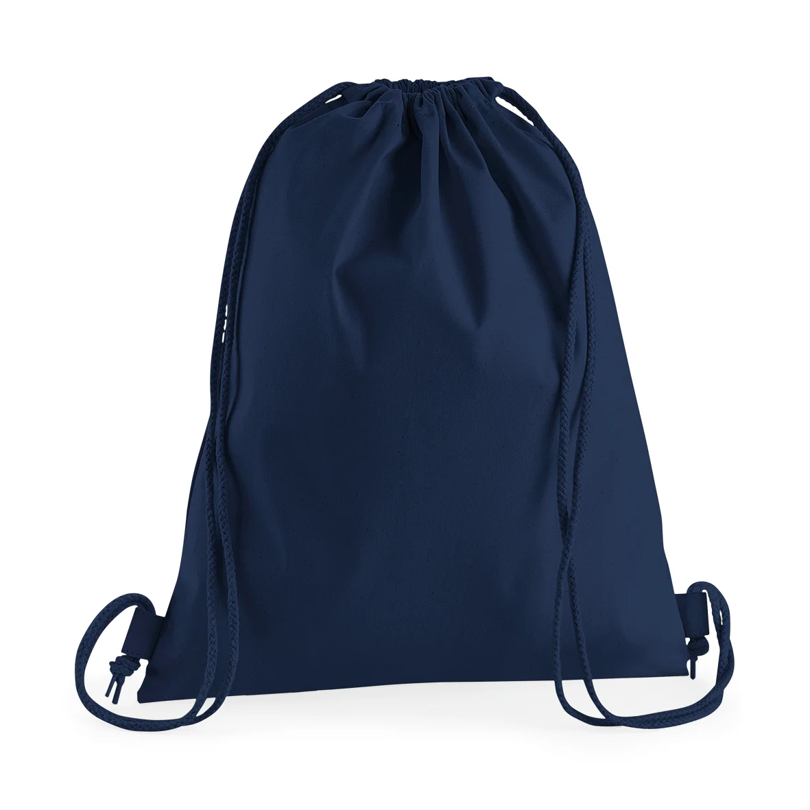 Sac de gym en coton premium W210 — French Navy