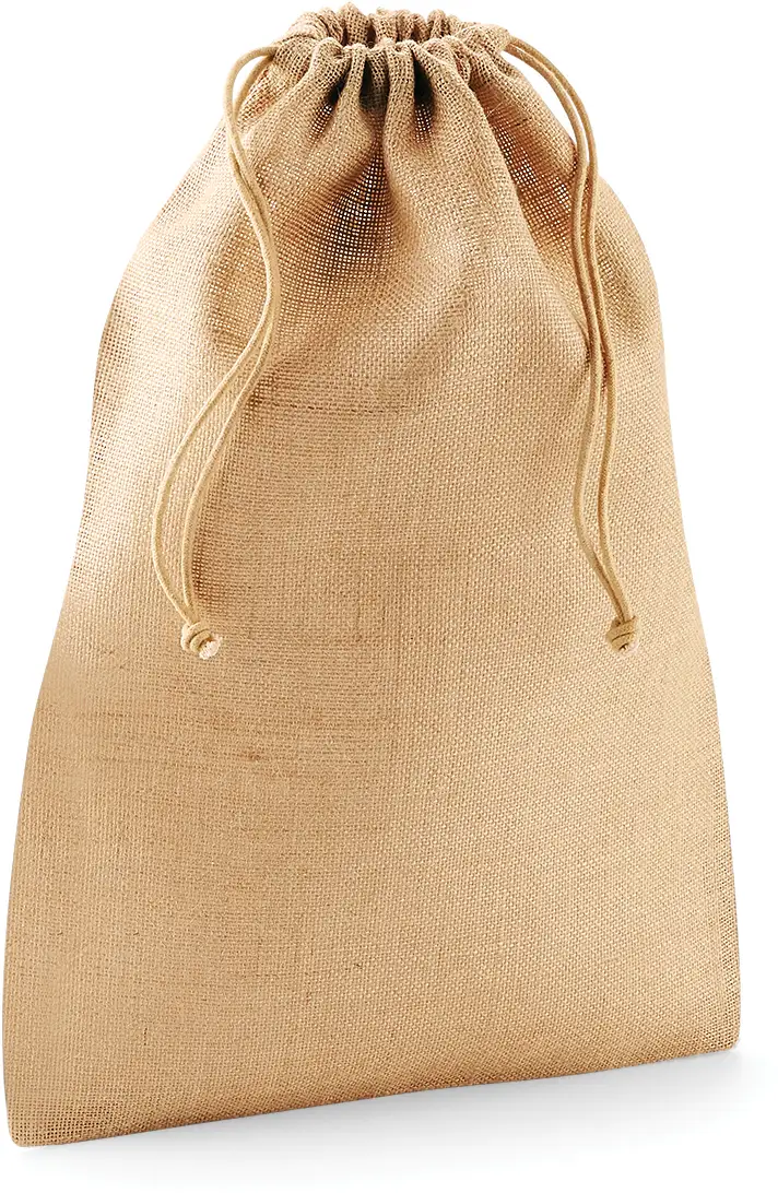 Sac à cordelette en jute W415 — Natural