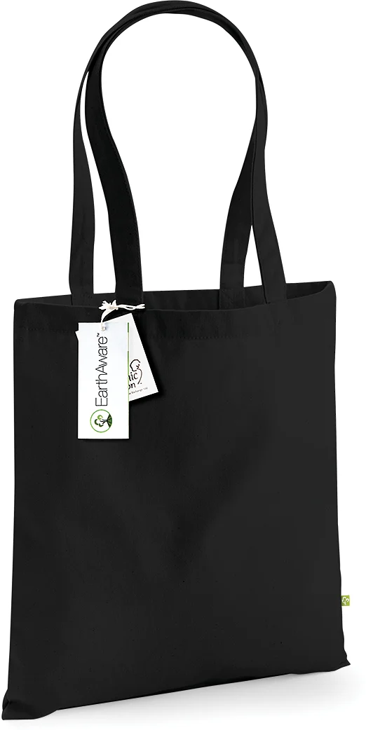 Sac coton bio Earthaware® W801 — Black