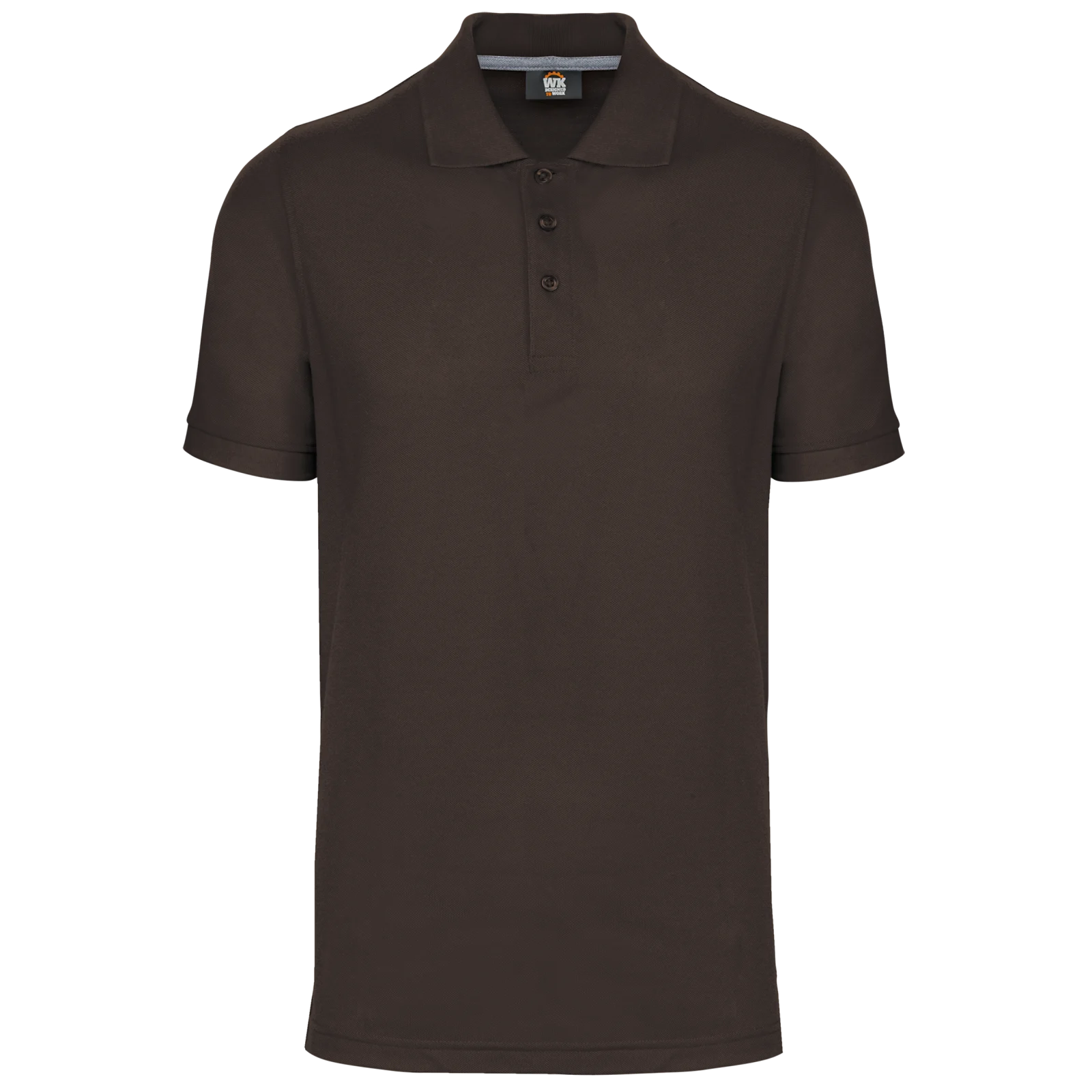 Polo manches courtes homme WK274 — Chocolate