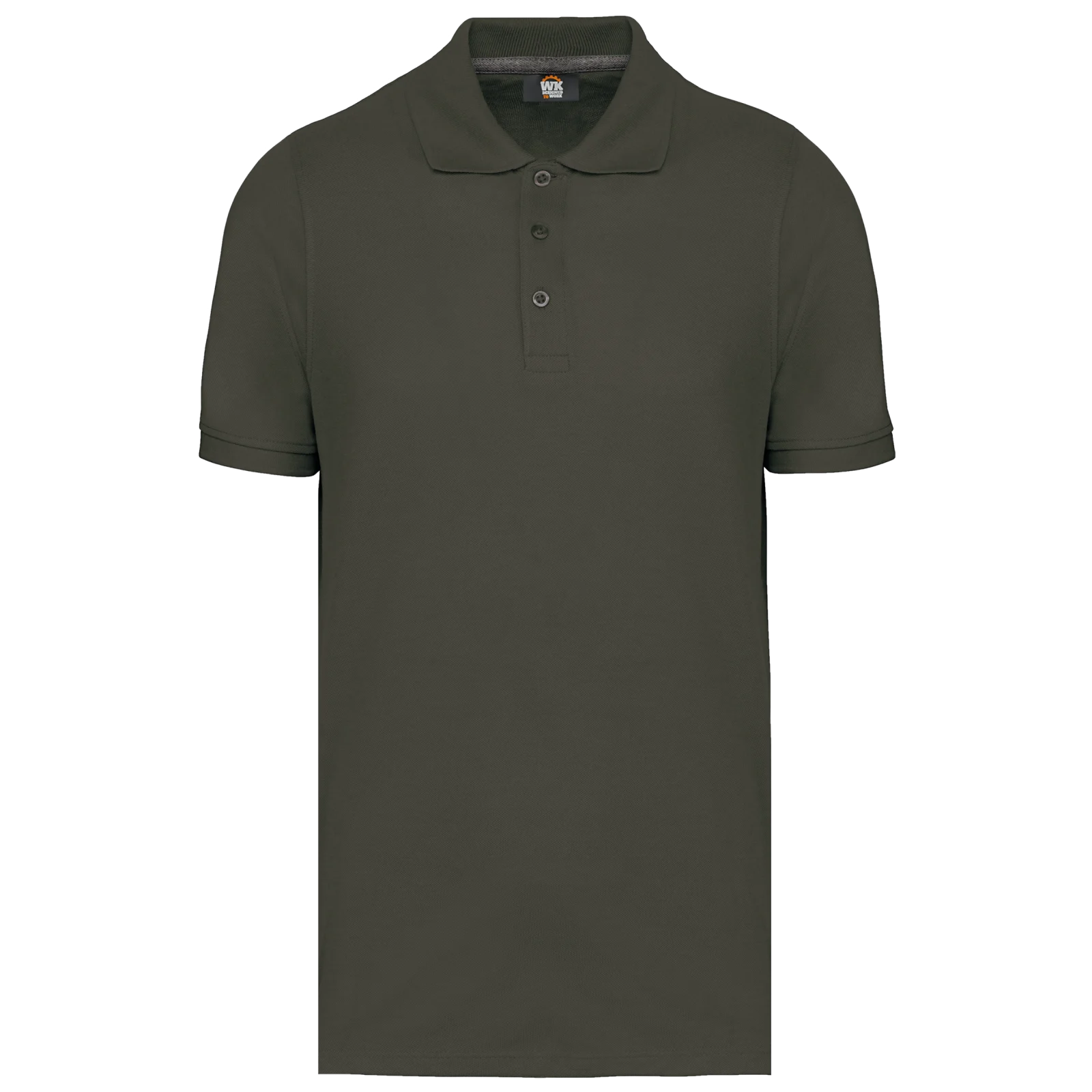 Polo manches courtes homme WK274 — Dark Khaki