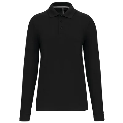 Polo manches longues homme WK276 — Black