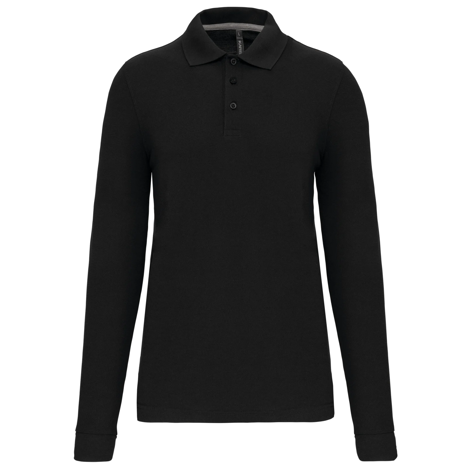 Polo manches longues homme WK276 — Black