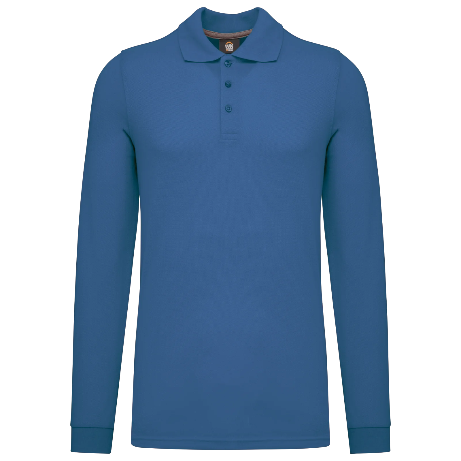 Polo manches longues homme WK276 — Light Royal Blue