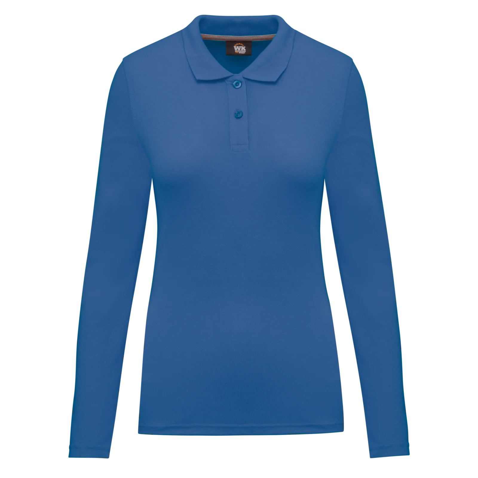 Polo manches longues femme WK277 — Light Royal Blue