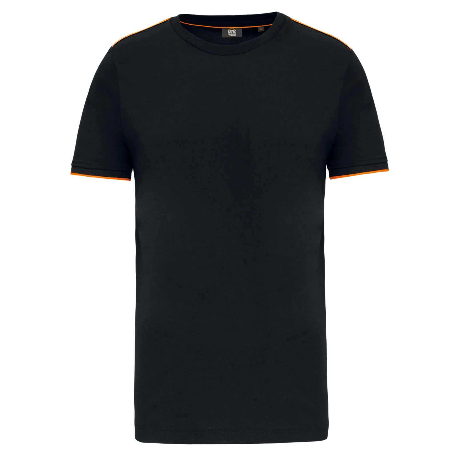 T-shirt Day To Day manches courtes homme WK3020 — Black / Orange