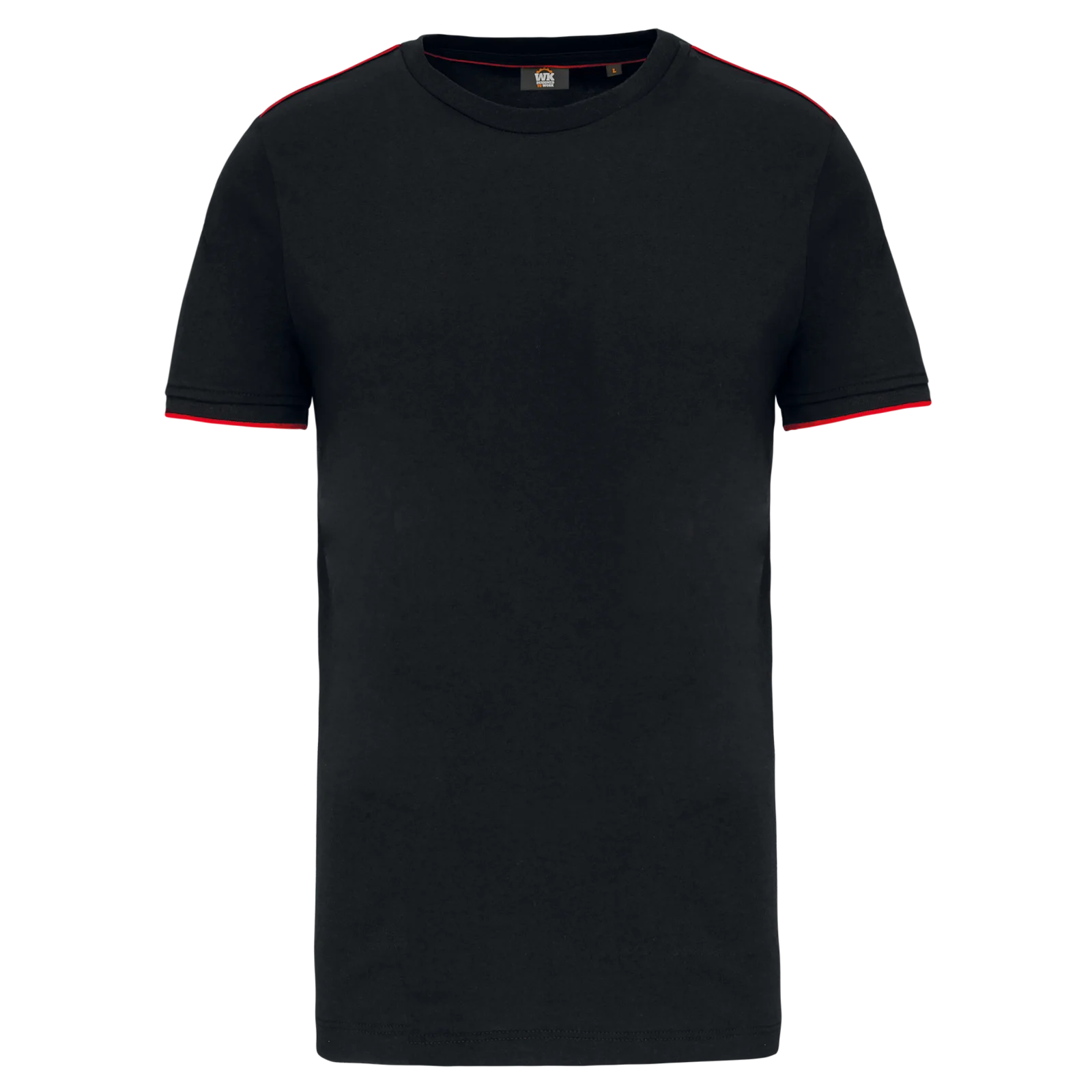T-shirt Day To Day manches courtes homme WK3020 — Black / Red