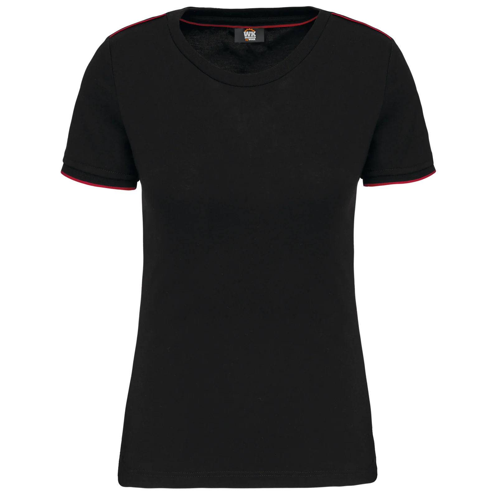 T-shirt Day To Day manches courtes femme WK3021 — Black / Red