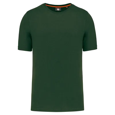 T-shirt col rond écoresponsable homme WK302 — Forest Green