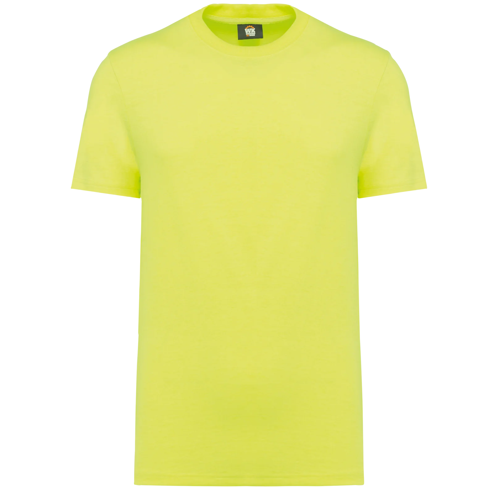 T-shirt écoresponsable manches courtes unisexe WK305 — Fluorescent Yellow