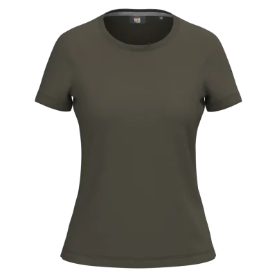 T-shirt à traitement antibactérien femme WK307 — Dark Khaki