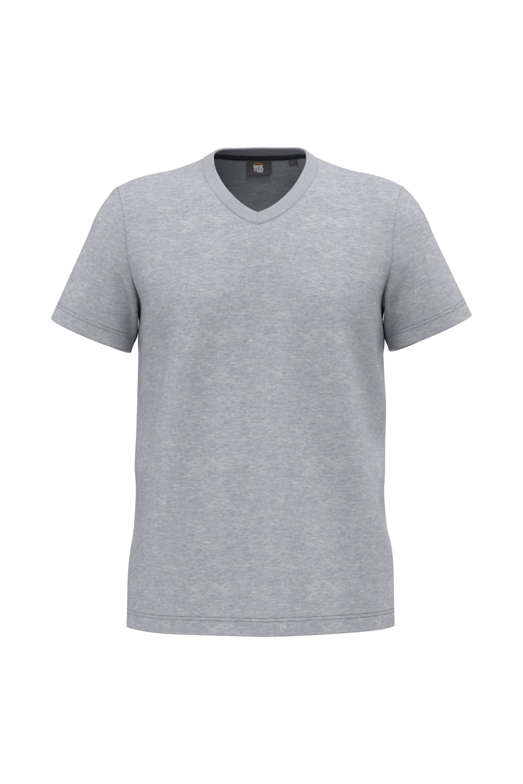 T-shirt écoresponsable col V antibactérien homme WK316 — Oxford Grey