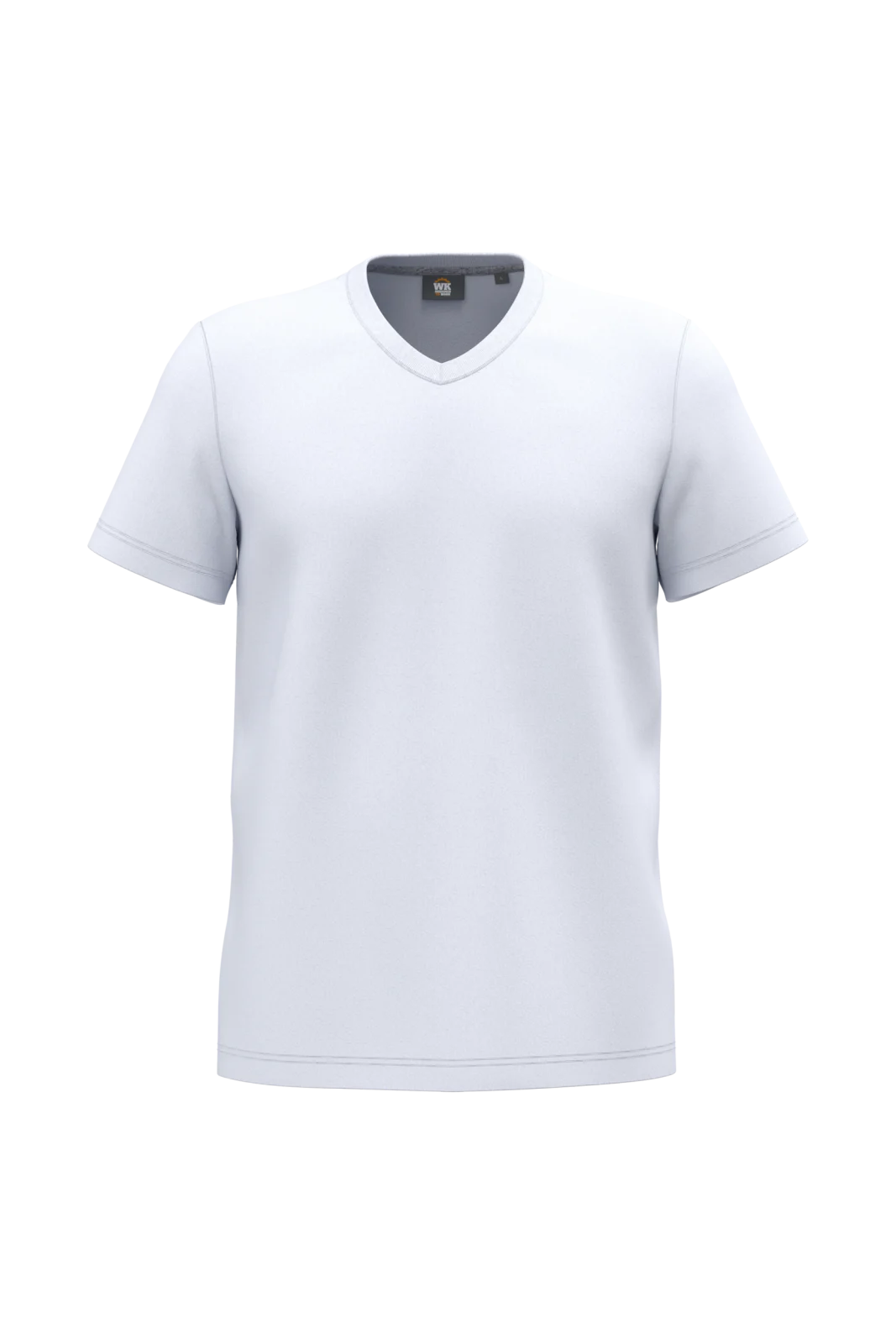 T-shirt écoresponsable col V antibactérien homme WK316 — White