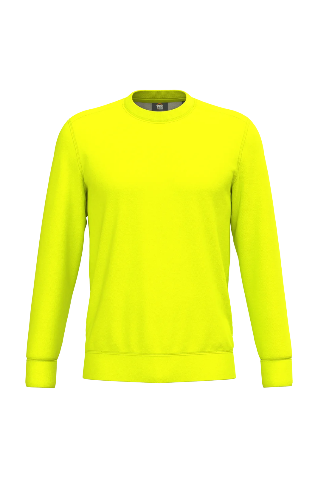 Sweat-shirt unisexe écoresponsable polyester/coton WK405 — Fluorescent Yellow